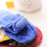 2017 Fashion New Woman's Socks 4 Colors Female Cotton Invisible Ankle Sock Summer Stealth Retro Folk Style Silicone Socks
