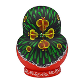 Painted Wooden Matryoshka Nesting Dolls 10 Pieces