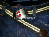 2017 fashion mens canvas belt luxury men famous brand belt Military jeans belts black stripes army green belt for men 120cm