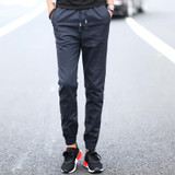 2017 Fashion Men's Khaki Joggers Pants High Quality Men Legging Feet Pants Harem Street Active Trousers