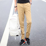 2017 Fashion Men's Khaki Joggers Pants High Quality Men Legging Feet Pants Harem Street Active Trousers