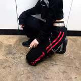 2017 Fashion Men Harem Pants Fitness Casual Sweatpants Hanging Crotch Trousers Male Streetwear Hip Hop Joggers Feet Pants