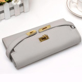 2017 Fashion Lock Wallet For Ladies Women Wallet Quality Leather Wallet Elegant Female Purses Ladies Wallets Women Purse C2272/l