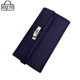 2017 Fashion Lock Wallet For Ladies Women Wallet Quality Leather Wallet Elegant Female Purses Ladies Wallets Women Purse C2272/l