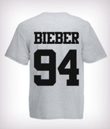 2017 fashion Justin Bieber 94 t Shirt Mens Boy T-shirt Rock Print Cotton streetwear top Tee tops pp brand clothing drake