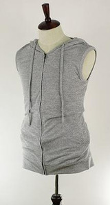New 2017 Fashion Men Casual Slim Fit Basic Hooded Jacket Sleeveless Vest Waistcoat Zipper Hoodies Sweatshirt 4 Colors