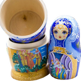 Wooden Large Matryoshka Nesting Dolls 7 Pieces