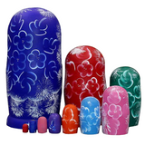 Christmas Matryoshka Nesting Dolls 10 Pieces