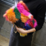 New 2017 Colorful Real Fur Women Shoulder Bag Fox Fur Causal Clutch Bag Leather Women's Bag Lady Chains Handbag Luxury Purse New 2017 Colorful Real Fur Women Shoulder Bag Fox Fur Causal Clutch Bag Leather Women's Bag Lady Chains Handbag Luxury Purse