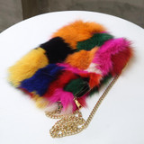 New 2017 Colorful Real Fur Women Shoulder Bag Fox Fur Causal Clutch Bag Leather Women's Bag Lady Chains Handbag Luxury Purse New 2017 Colorful Real Fur Women Shoulder Bag Fox Fur Causal Clutch Bag Leather Women's Bag Lady Chains Handbag Luxury Purse