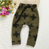 New 2017 Baby Pants Fashion Baby Boys Pants Harem Pants For Girls Cross Star Children Boy Toddler Child Trousers Baby Clothes