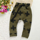 New 2017 Baby Pants Fashion Baby Boys Pants Harem Pants For Girls Cross Star Children Boy Toddler Child Trousers Baby Clothes