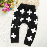 New 2017 Baby Pants Fashion Baby Boys Pants Harem Pants For Girls Cross Star Children Boy Toddler Child Trousers Baby Clothes