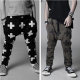 New 2017 Baby Pants Fashion Baby Boys Pants Harem Pants For Girls Cross Star Children Boy Toddler Child Trousers Baby Clothes