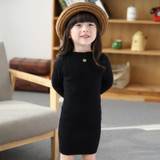 New 2017 Baby Girls Sweaters Dress Long Style Sweaters Kids Autumn Winter Children Clothing Slim Knit Girls Dress DQ650 New 2017 Baby Girls Sweaters Dress Long Style Sweaters Kids Autumn Winter Children Clothing Slim Knit Girls Dress DQ650