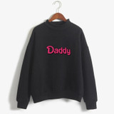 New 2017 Autumn Women Harajuku Hoodies Long Sleeve Letter Printed Kawaii Pink Sweatshirt Casual Female Moletom Cute Pullover