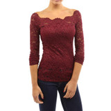 New 2017 Autumn Women Blouses Long Sleeve White Lace Blouse Off Shoulder Chiffon Shirts Women Slash Neck Tops Blusas Femininas