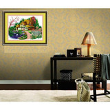 Needlework,stitch,DIY DMC Cross Stitch,Sets For Embroidery kits,Precise Printed Countryside Flower House Counted Cross-Stitching
