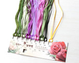 Needlework,DIY Ribbon Cross stitch Sets for Embroidery kit,Garden Lake Flowers landscape bands embroidery wall wedding gift