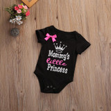 2017 Summer Letter Newborn Infant Baby Boys Girls Romper Jumpsuit Clothes Outfits