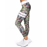 2017 summer leaf tree STRONGER printed skinny sportswear rompers womens jumpsuit bodysuit playsuit overalls