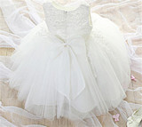 2017 Summer Lace Flower Girl Wedding Gown Baby Kids Party Pageant Dress For Girl First Communion Dress Children Graduation Gowns