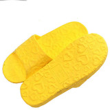 2017 Summer Home female Slippers Women Antiskid Love Print Flat Bath Slippers Indoor & Outdoor Candy Color Slippers #713  xiniu