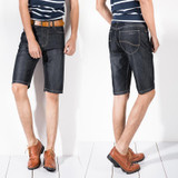 2017 summer high quality men business casual denim shorts men casual must have denim shorts size:28-40