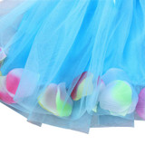 2017 Summer Girls Lace Flower Girl Dresses Bow Tutu Baby Toddler Princess Dress Party Wedding Costumes Newborn Infant Girl Dress