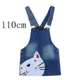 2017 Summer Girl Cowboy Suspender Dress Girls Denim Strap Dress Jean Sundress Casual Kids Dresses For Girls Baby Clothing