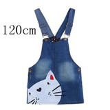 2017 Summer Girl Cowboy Suspender Dress Girls Denim Strap Dress Jean Sundress Casual Kids Dresses For Girls Baby Clothing