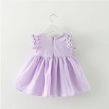 2017 summer girl baby wear clothes brand cotton dress for infant baby girls clothing cute costume princess party dresses dress