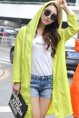2017 summer floral organza transparent elegant sunscreen cardigan long white trench coats female three quarter windbreaker