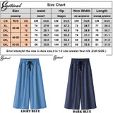 2017 Summer Fashion Women Wide Leg Pants Plus Size XL- 5XL Casual Loose Jeans Denim Pants Elastic Waist Female Trousers Clothing
