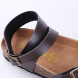 2017 Summer Fashion Unisex Lovers Women Sandals Flats Cork Gladiator Beach Shoes Slippers Zapatos Mujer Sandalias Plus Size