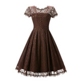 2017 Summer Dress Women Fashion Vintage Elegant Lace Dress High Quality Party Christmas Dresses For Women Female Sexy Vestidos