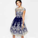 2017 Summer Dress Women Fashion Vintage Elegant Lace Dress High Quality Party Christmas Dresses For Women Female Sexy Vestidos