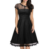 2017 Summer Dress Women Fashion Vintage Elegant Lace Dress High Quality Party Christmas Dresses For Women Female Sexy Vestidos