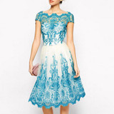 2017 Summer Dress Women Fashion Vintage Elegant Lace Dress High Quality Party Christmas Dresses For Women Female Sexy Vestidos