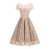 2017 Summer Dress Women Fashion Vintage Elegant Lace Dress High Quality Party Christmas Dresses For Women Female Sexy Vestidos