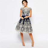 2017 Summer Dress Women Fashion Vintage Elegant Lace Dress High Quality Party Christmas Dresses For Women Female Sexy Vestidos