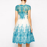 2017 Summer Dress Women Fashion Vintage Elegant Lace Dress High Quality Party Christmas Dresses For Women Female Sexy Vestidos