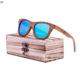 Retro Bamboo Wood Sunglasses Women Brand Designer Goggles Sun Glasses Shades Polarized sunglasses lunette oculo -2A-03