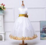 Retail Floral Around Flower Girl Dresses Party Pageant Communion Dress Little Girls Dresses for Wedding LP-56 Retail Floral Around Flower Girl Dresses Party Pageant Communion Dress Little Girls Dresses for Wedding LP-56