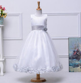 Retail Floral Around Flower Girl Dresses Party Pageant Communion Dress Little Girls Dresses for Wedding LP-56 Retail Floral Around Flower Girl Dresses Party Pageant Communion Dress Little Girls Dresses for Wedding LP-56