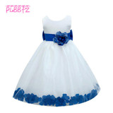 Retail Floral Around Flower Girl Dresses Party Pageant Communion Dress Little Girls Dresses for Wedding LP-56 Retail Floral Around Flower Girl Dresses Party Pageant Communion Dress Little Girls Dresses for Wedding LP-56