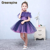 Retail Flower Girl Dresses For Children Kids Girl Ball Gown First Communion Girls Pageant Dresses Elegant Evening Dress GF013
