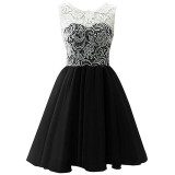 Retail Cute Sweetheart Neck Girls Summer Wedding Dress Lace And Chiffon Girls Evening Party Dress Girls Causal Dress Lace004