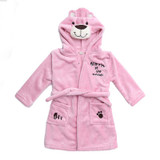 Retail Cute Children's Clothing Kids Sleepwear&amp;Robes Girls/Boys Cartoon Beer Hooded Coral Velvet Bathrobes Baby Soft Homewear