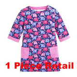 Retail Children Dresses Baby Girls Summer Printed Princess Dresses Vestidos Children Clothing Kids Girls Dresses JM7277 Mix